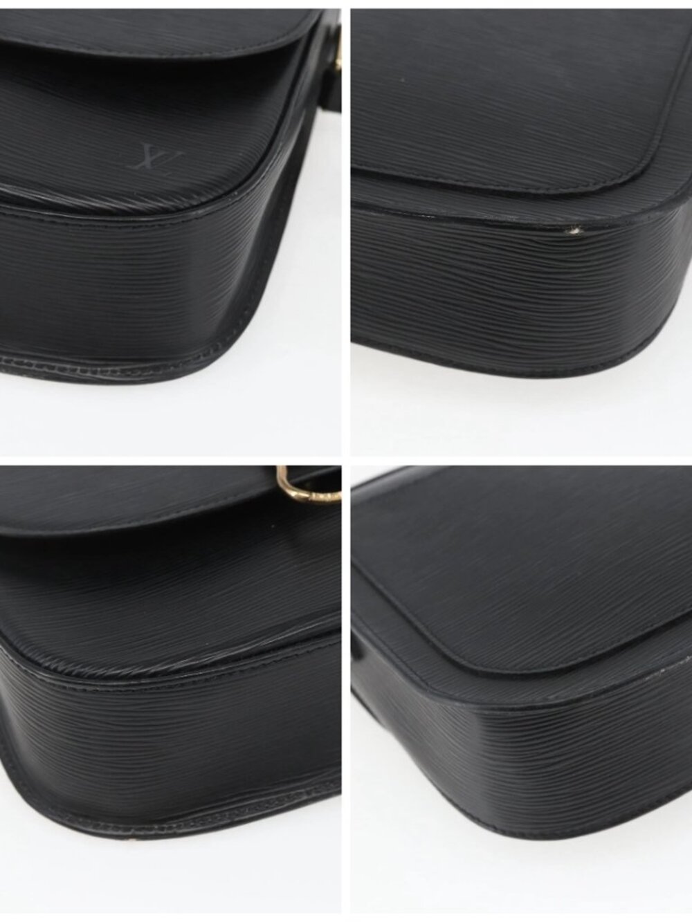 LOUIS VUITTON Epi Saint Cloud GM Shoulder Bag Black Noir - Picture 14 of 16